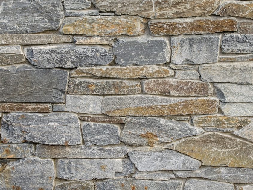 rustic slate paving