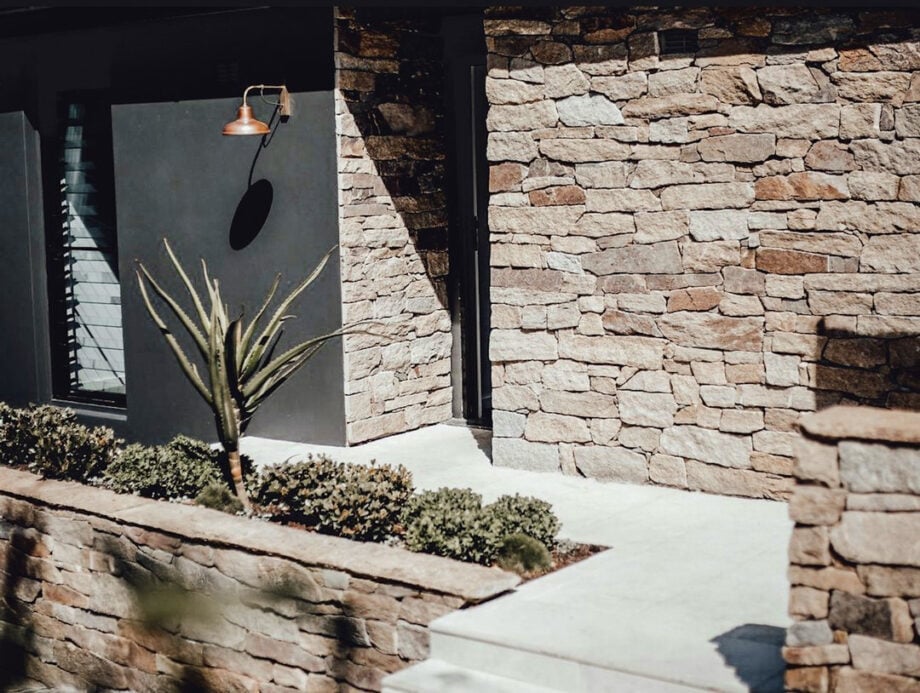high quality cement backside stone