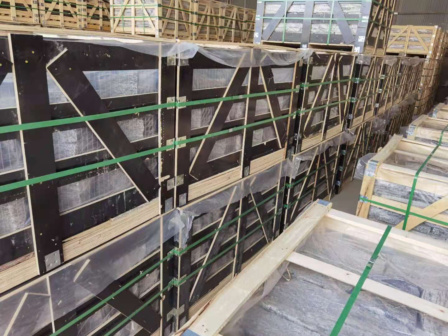 china blue limestone cladding